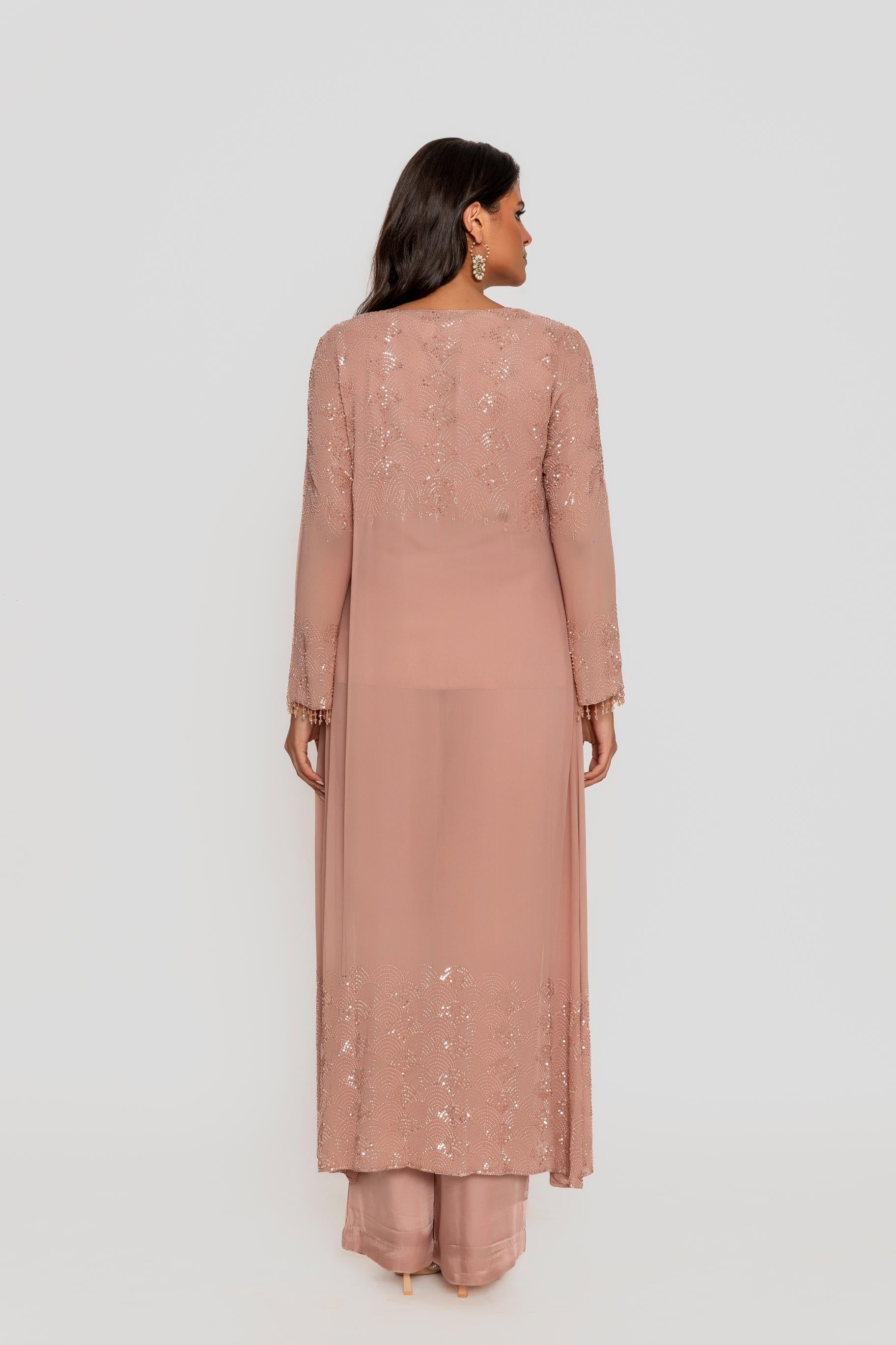 Glitterati Long Jacket Set